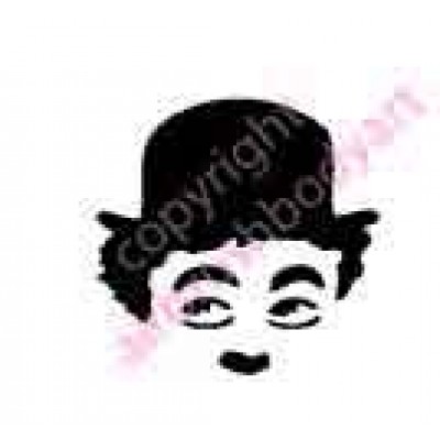 0299 charlie chaplin reusable stencil